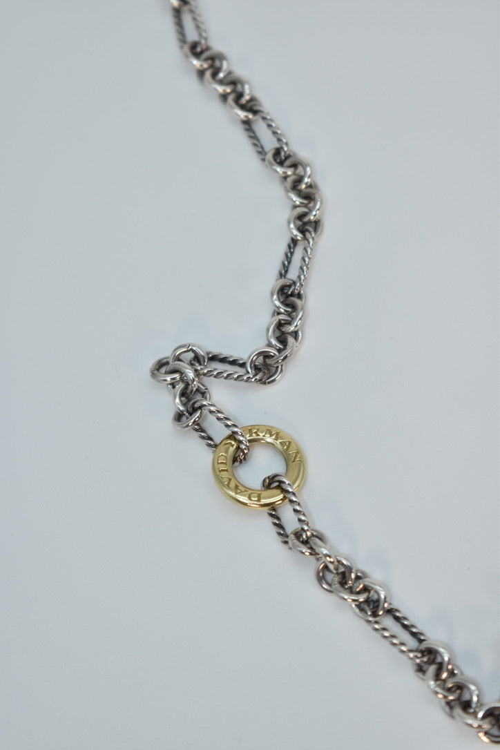 David Yurman Figaro Chain Necklace