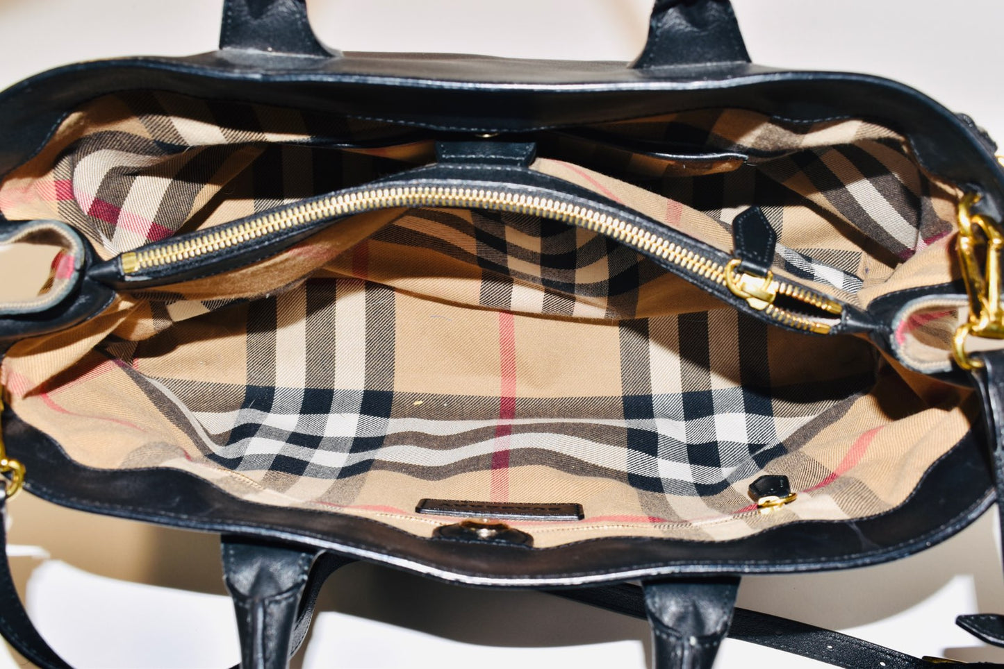 Burberry House Check Sartorial Large Banner Tote