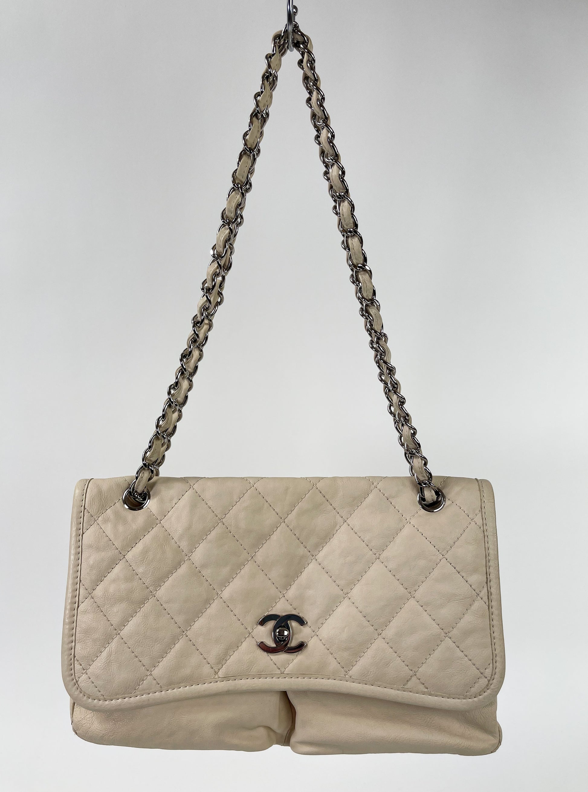 Chanel Medium Natural Beauty Flap Bag - Neutrals Shoulder Bags, Handbags -  CHA253901