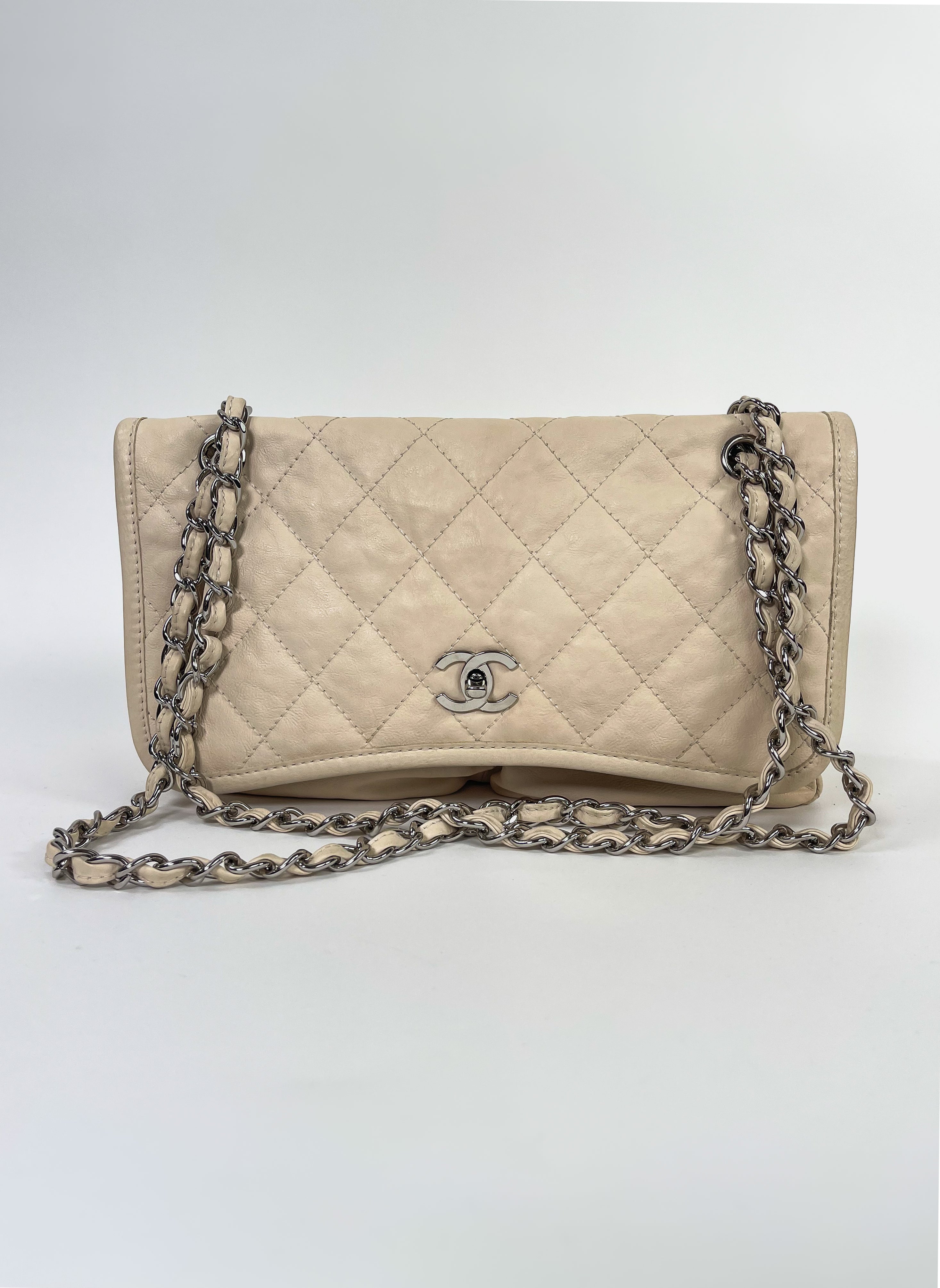 Chanel natural beauty flap bag sale