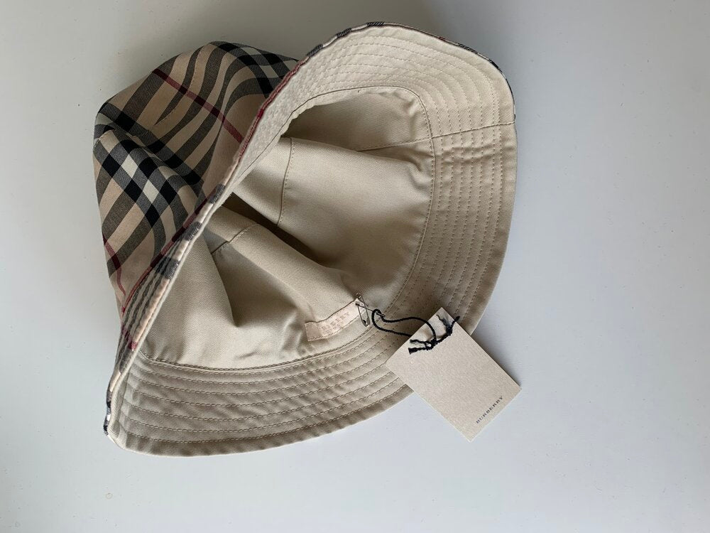 Burberry Nova Check Reversible Bucket Hat