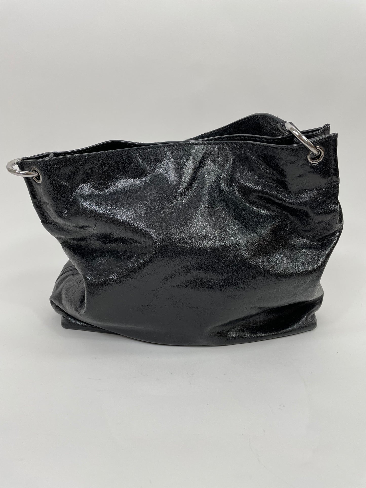 Prada Glace Calf Leather Large Hobo Bag