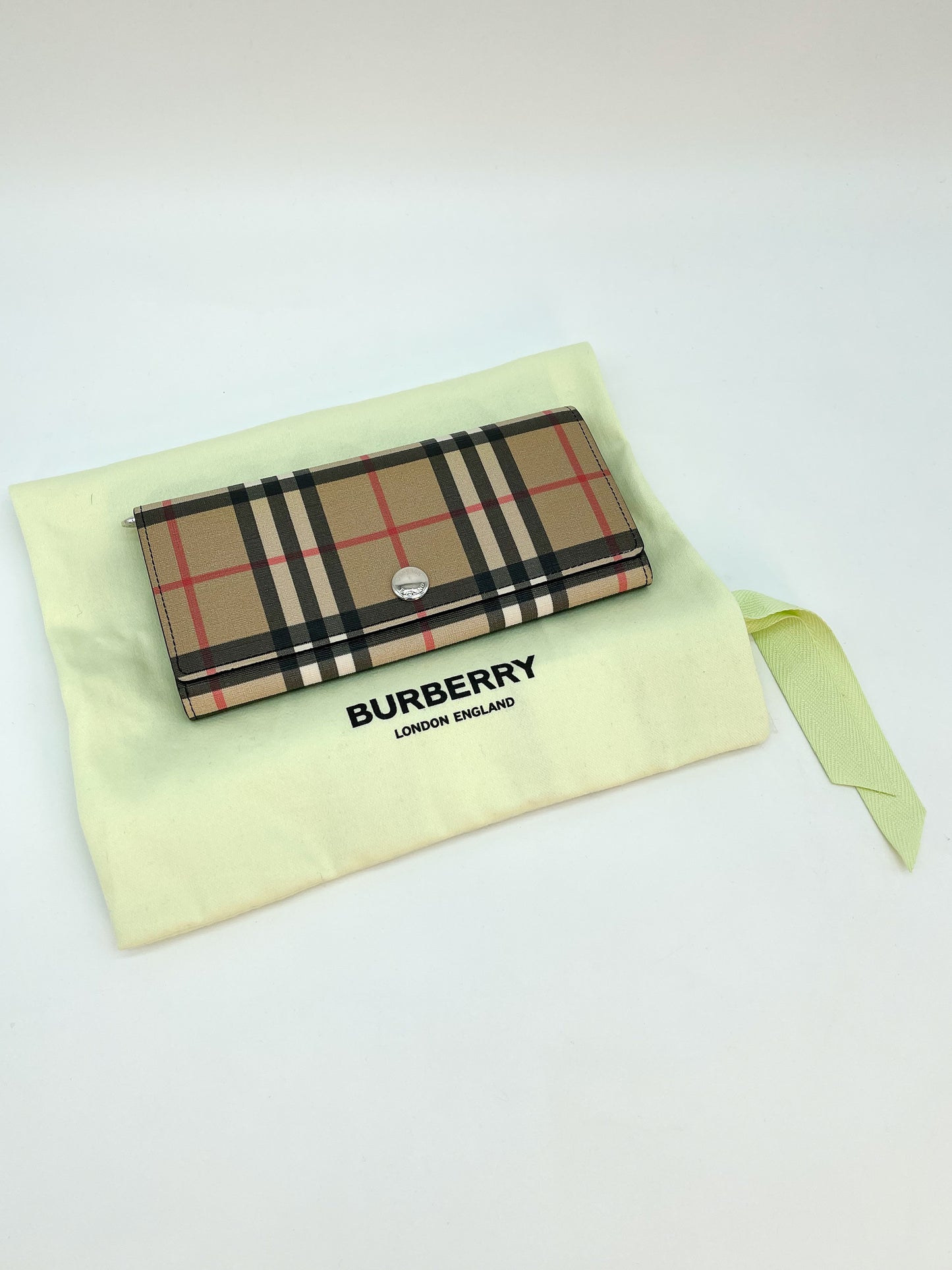 Burberry London Vintage Check Continental Wallet