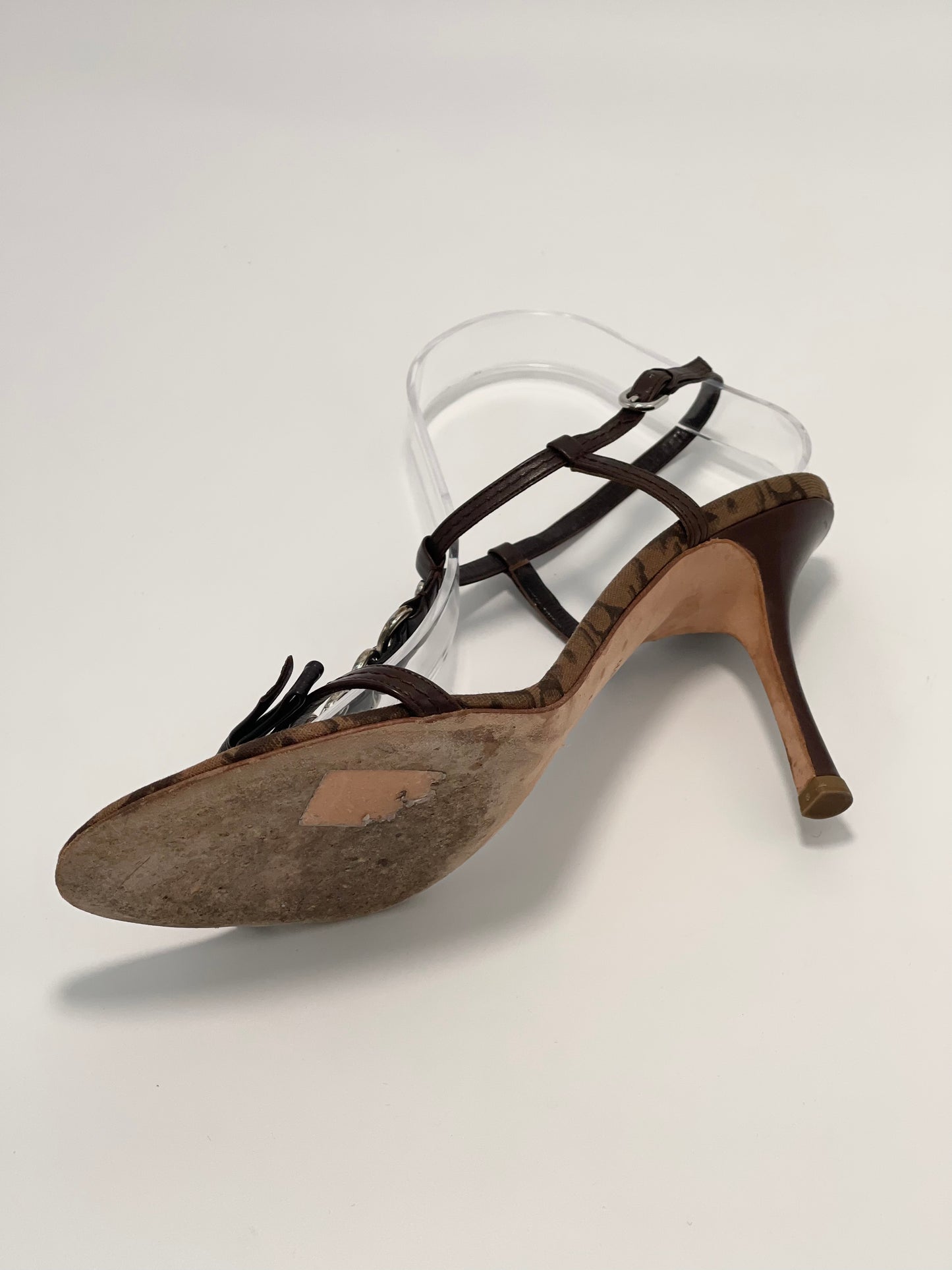 Christian Dior T-Strap Stiletto Heels