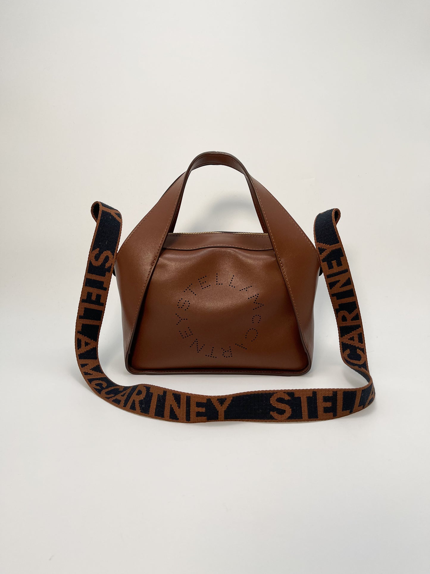 Stella McCartney Mini Stella Logo Crossbody Bag