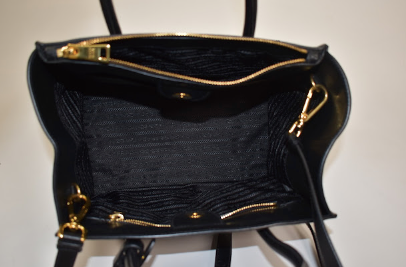 Prada glace 2025 calf nero