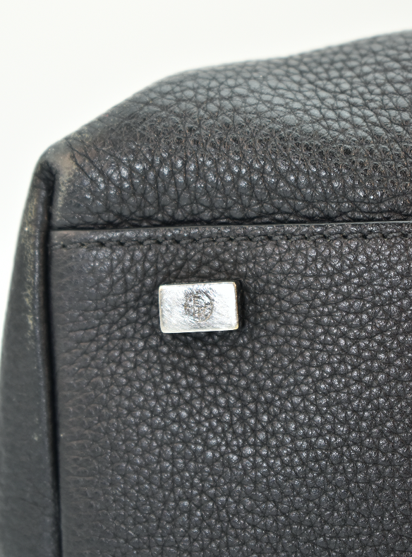 The Row Top Handle 14 Leather Bag