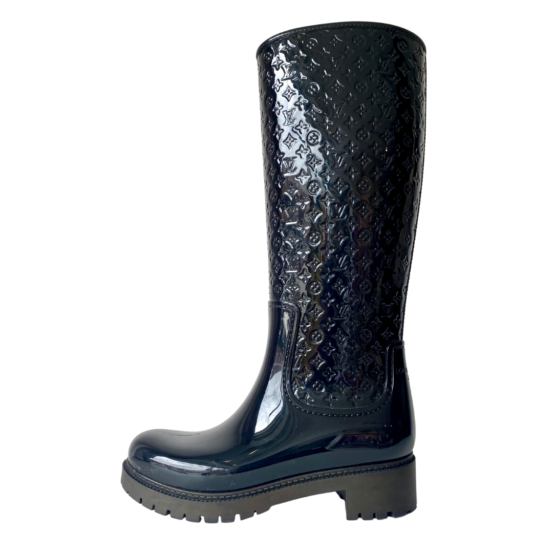 Louis Vuitton Rubber "Splash" Monogram Rain Boots