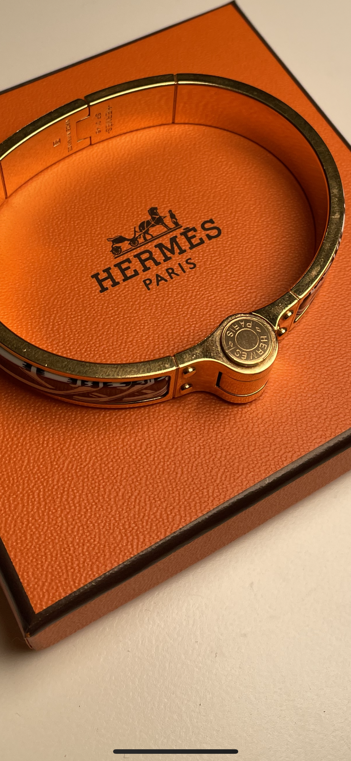 Hermes Hinged Bracelet