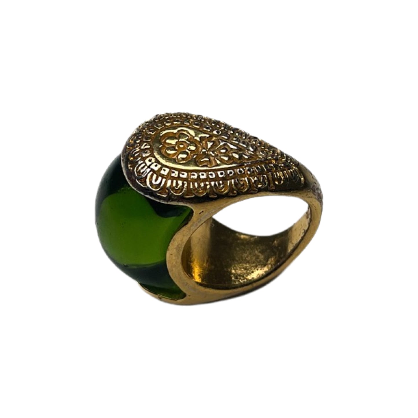 Etro Paisley Carved Ring