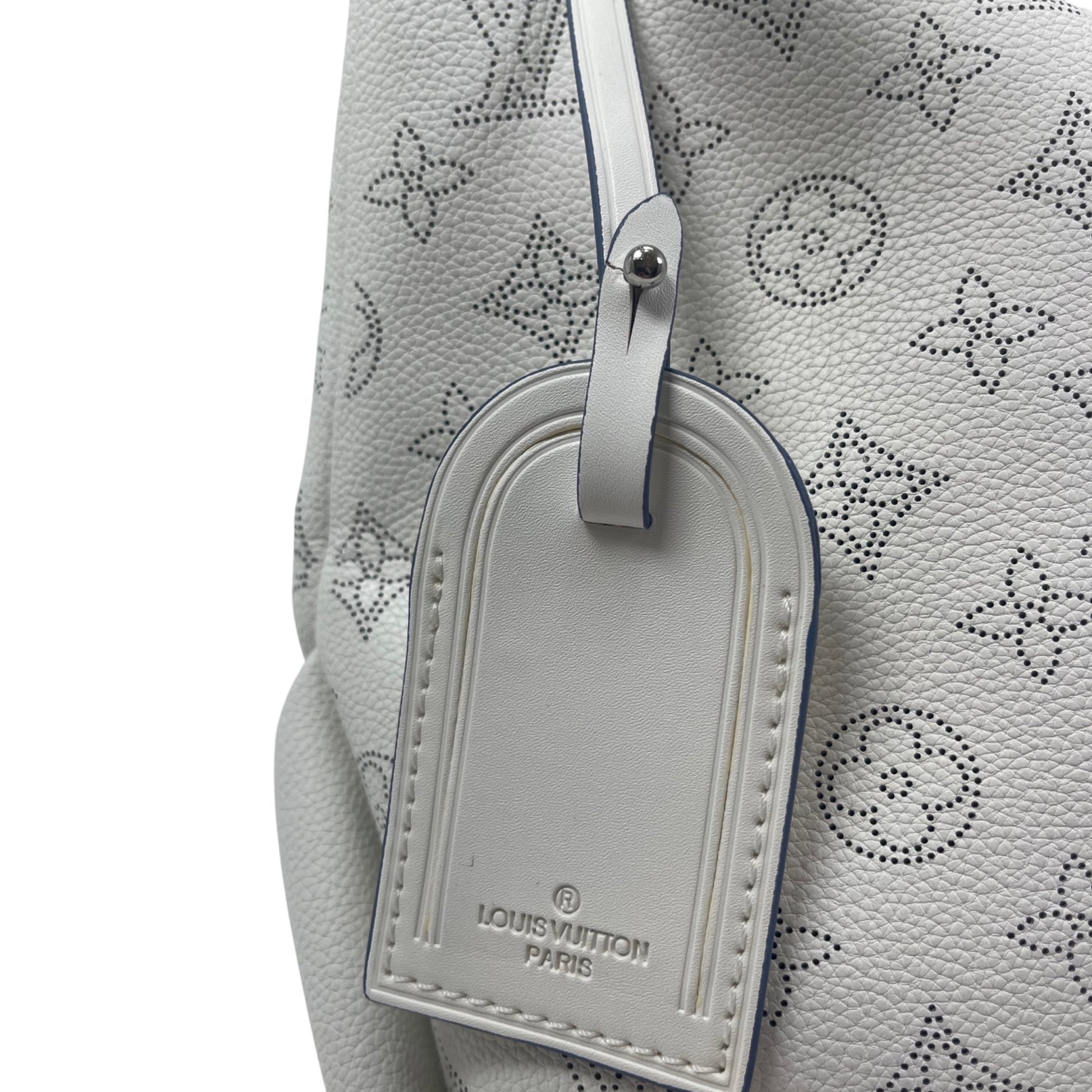 Louis Vuitton Snow Mahina Beaubourg Hobo MM Silver Tone Hardware Available  For Immediate Sale At Sotheby's