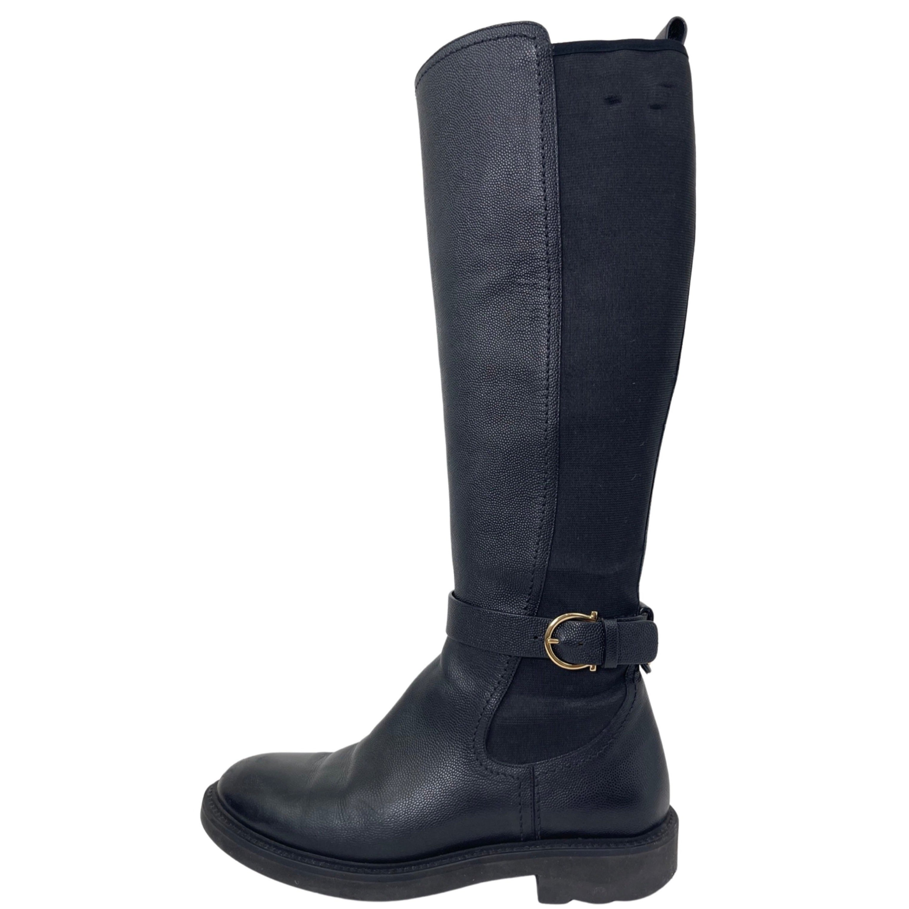 Ferragamo riding boots outlet