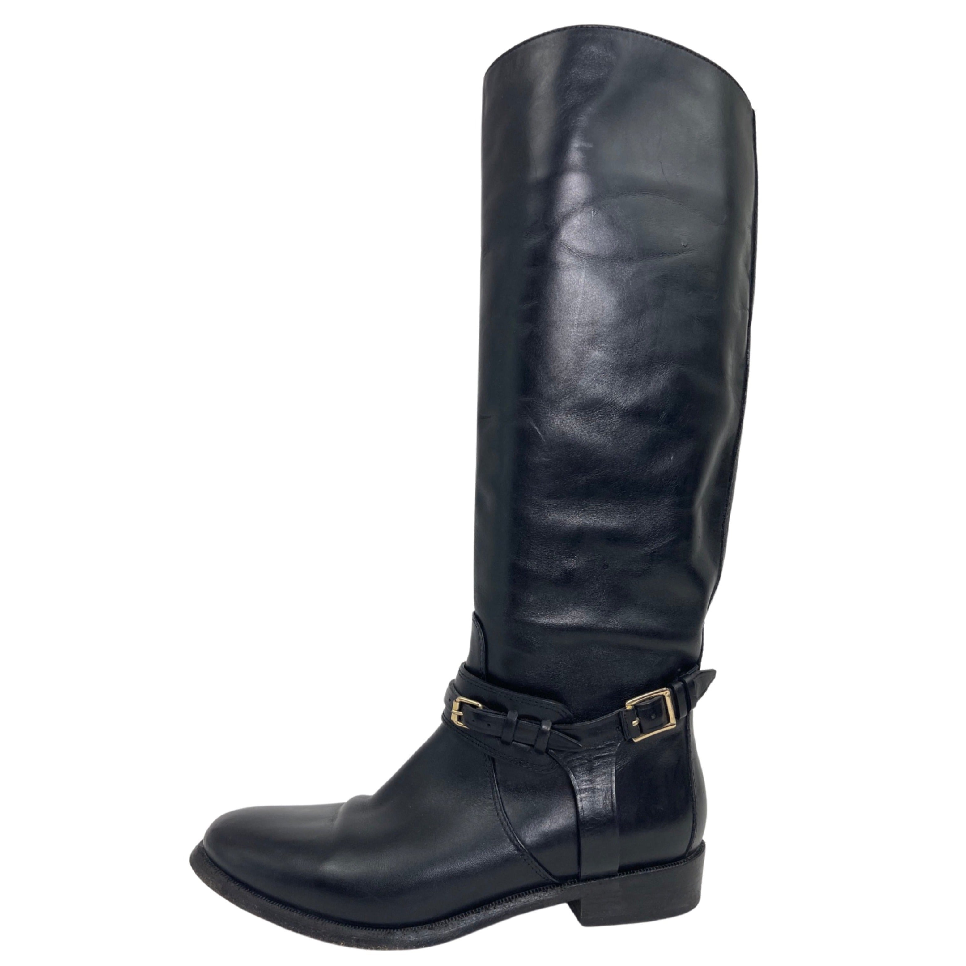 Burberry equestrian boots discount