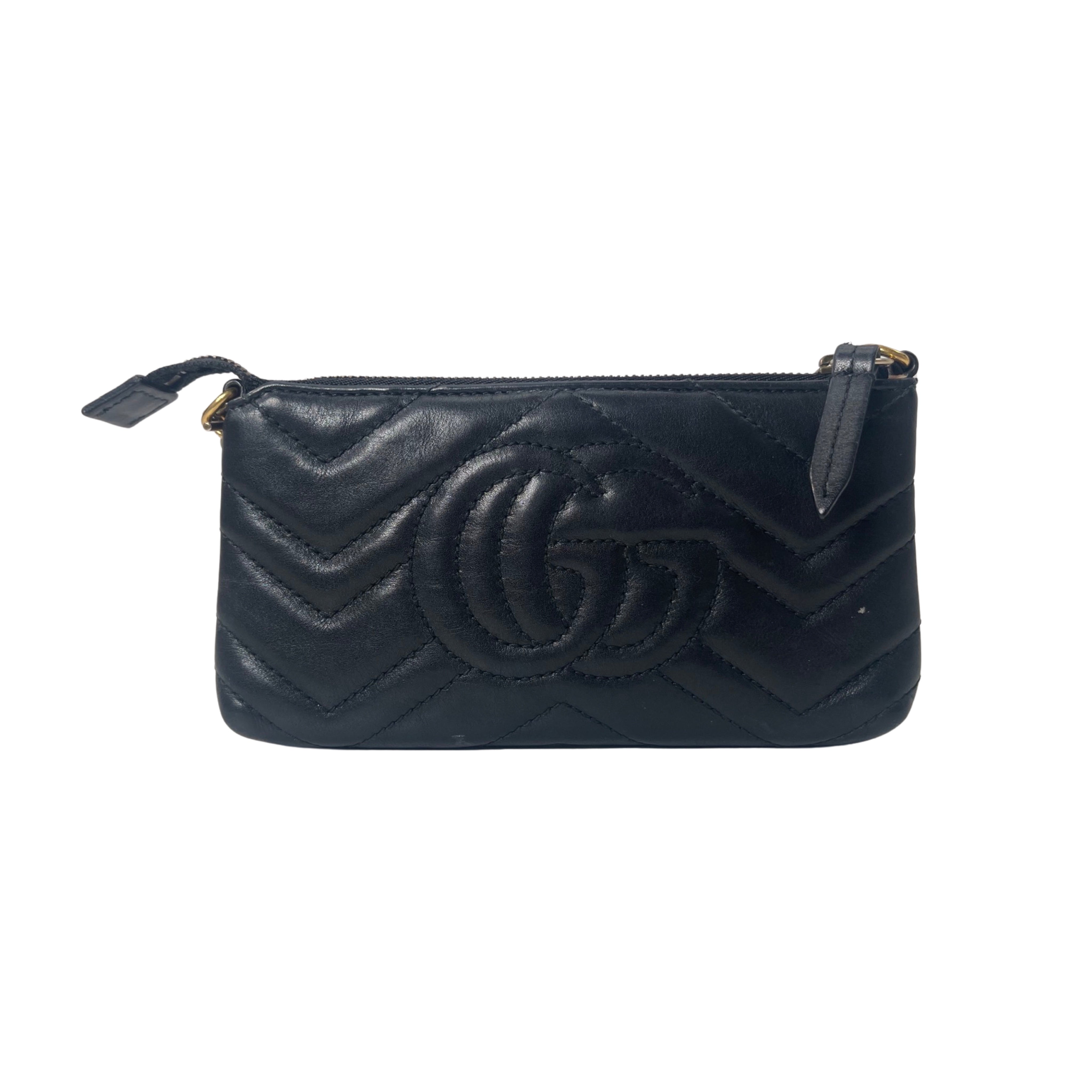 Gucci GG Marmont Matelasse Mini Chain Bag Designer Exchange Consignment TO